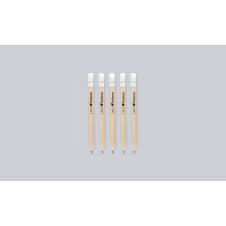 Ołówki drewniane krótkie