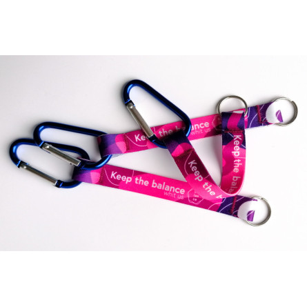 Smycze brelok z szeklą i ringiem