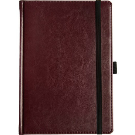 Notes A5 KRATKA gumka Nebraska Bordo - B459