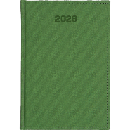 Kalendarz B5 tyg. Denim Zieleń - E387