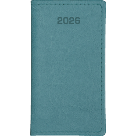Kalendarz A6 Nebr. Exclusive Turkus - D156