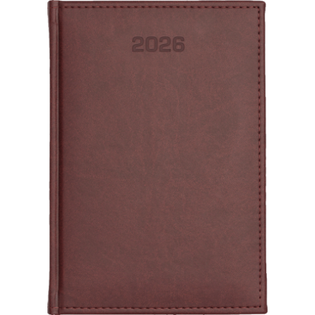 Kalendarz B5 dzienny Vivella Bordo - 4700